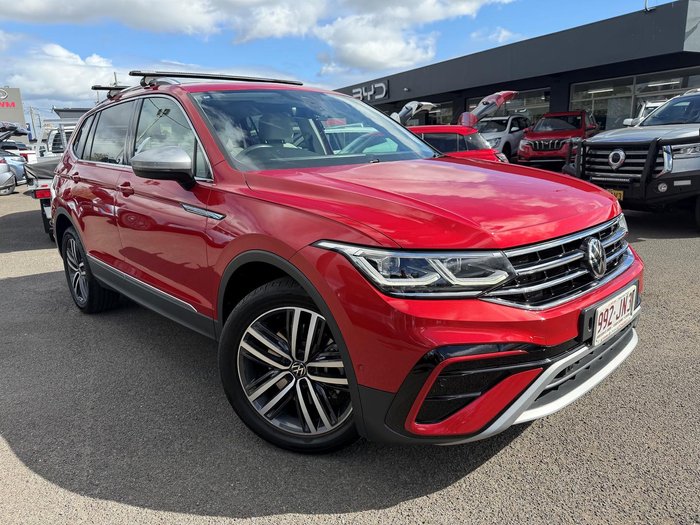 2023 Volkswagen Tiguan 162TSI Elegance Allspace 5N MY23 Four Wheel Drive Kings Red