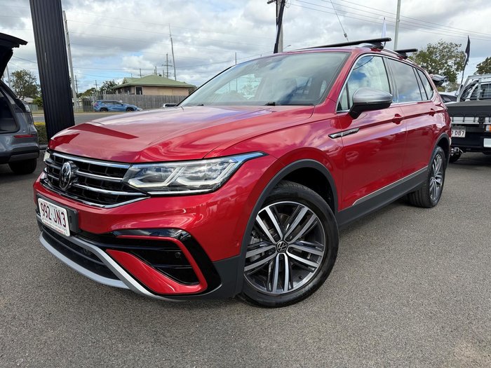 2023 Volkswagen Tiguan 162TSI Elegance Allspace 5N MY23 Four Wheel Drive Kings Red