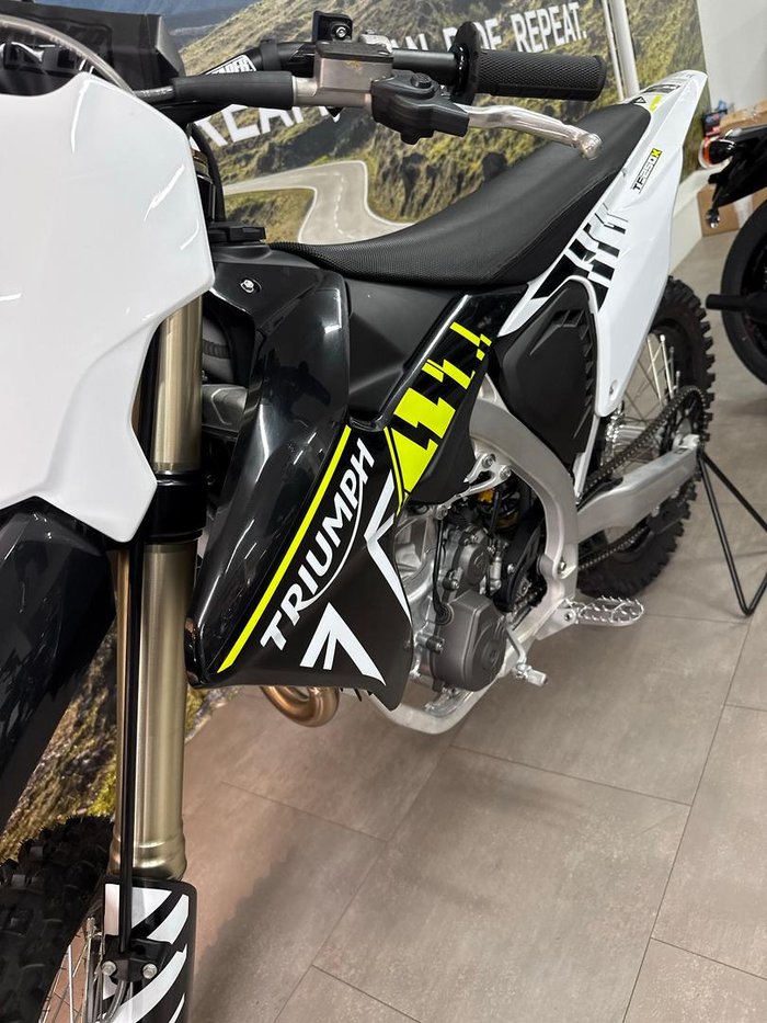 2024 Triumph TF 250-X Off Road White