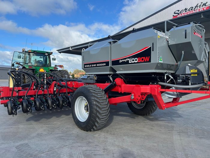 SERAFIN ECOSOW 632 SINGLE DISC SEEDER WITH 5100L GASON BIN NEW