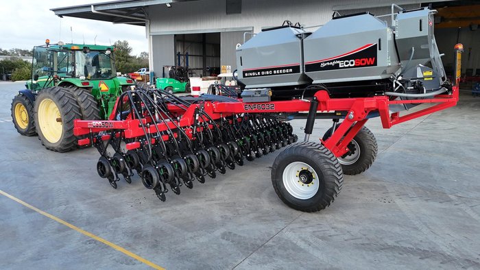 SERAFIN ECOSOW 632 SINGLE DISC SEEDER WITH 5100L GASON BIN NEW