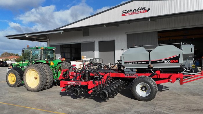 SERAFIN ECOSOW 632 SINGLE DISC SEEDER WITH 5100L GASON BIN NEW