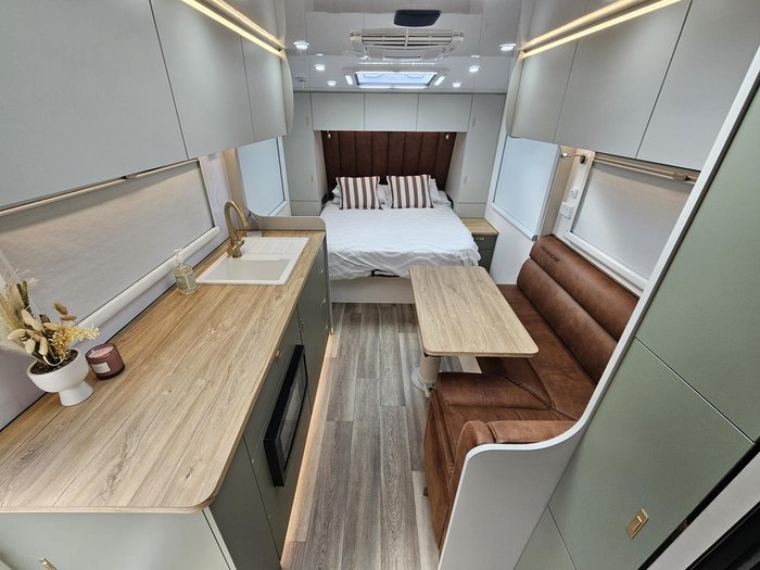 2026 Prime Edge Caravans Warrior 188S1 L-Shape Lounge