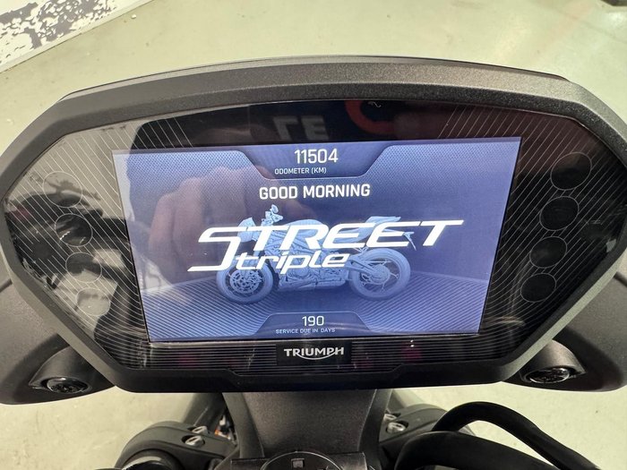 2025 Triumph Street Triple RS Street Triple Red