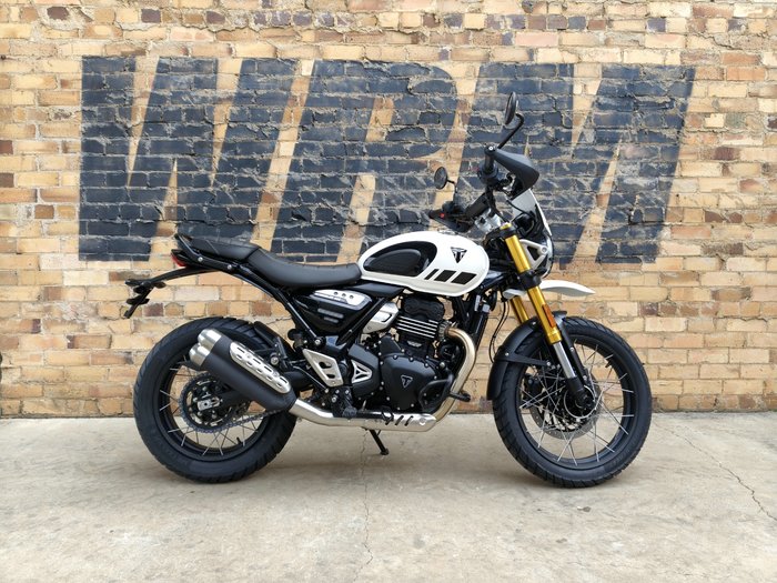 2026 TRIUMPH SCRAMBLER 400 XC DUAL PURPOSE VANILLA