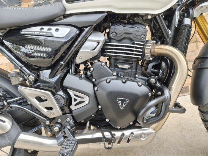 2026 TRIUMPH SCRAMBLER 400 XC DUAL PURPOSE VANILLA