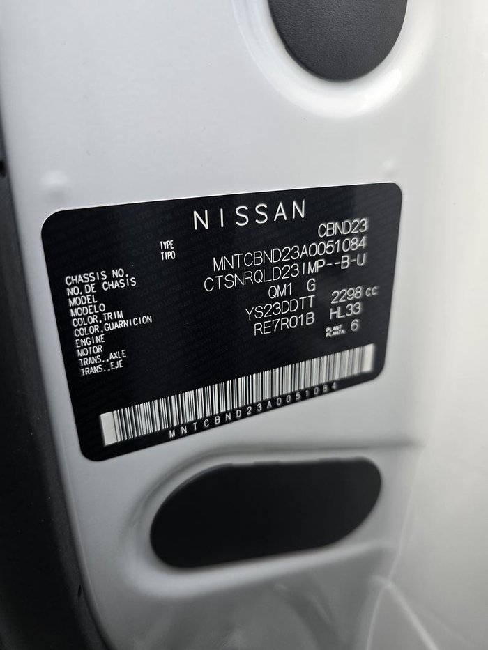 2025 Nissan Navara SL D23 MY25 4X4 Dual Range Solid White