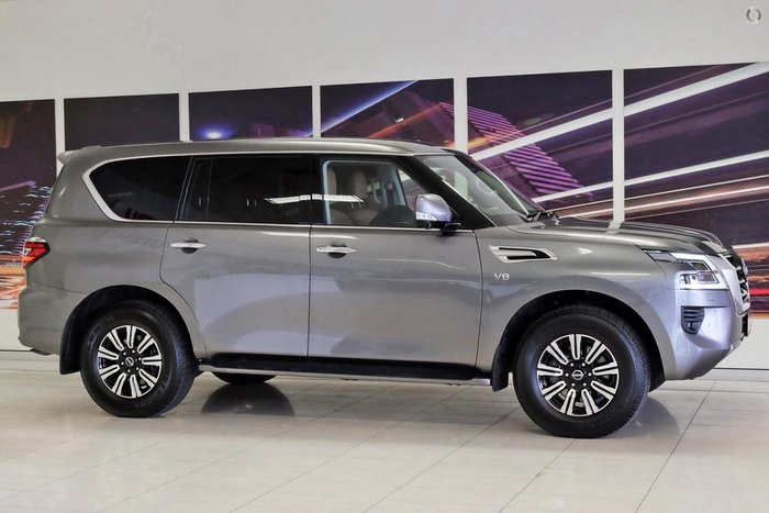 2026 Nissan Patrol Ti Y62 MY26 4X4 Dual Range Gun Metallic