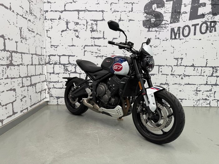 2024 Triumph Trident 660 Triple Tribute Edition Trident White