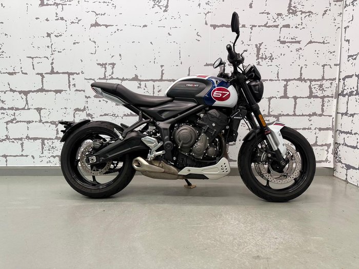 2024 Triumph Trident 660 Triple Tribute Edition Trident White