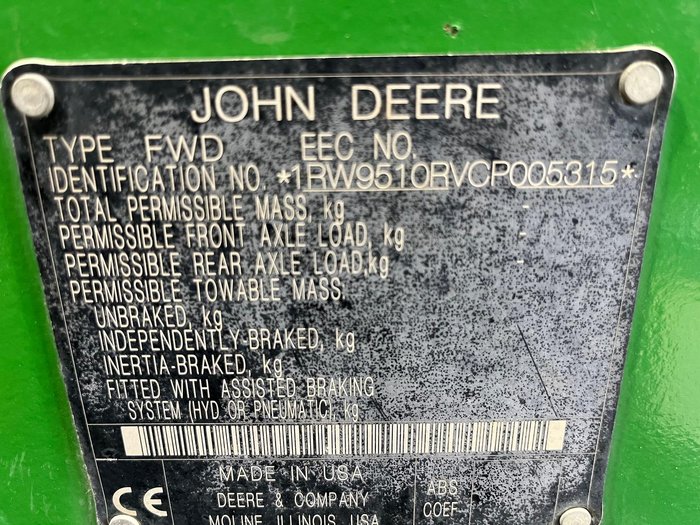 John Deere 9510R