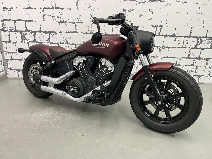 2022 Indian Scout Bobber Scout Maroon