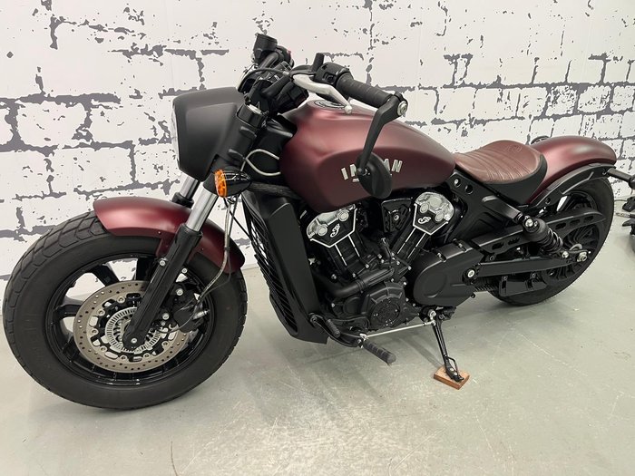 2022 Indian Scout Bobber Scout Maroon