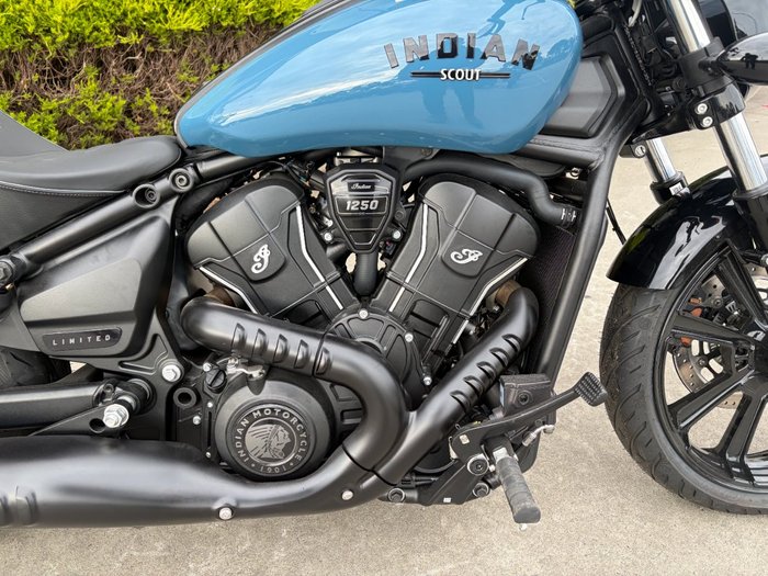 2025 Indian 2025 Indian 1250CC Sport Scout Limited with Tech STORM BLUE