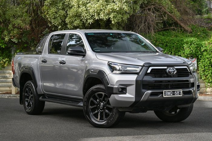 2021 Toyota Hilux Rogue GUN126R 4X4 Dual Range Silver Sky
