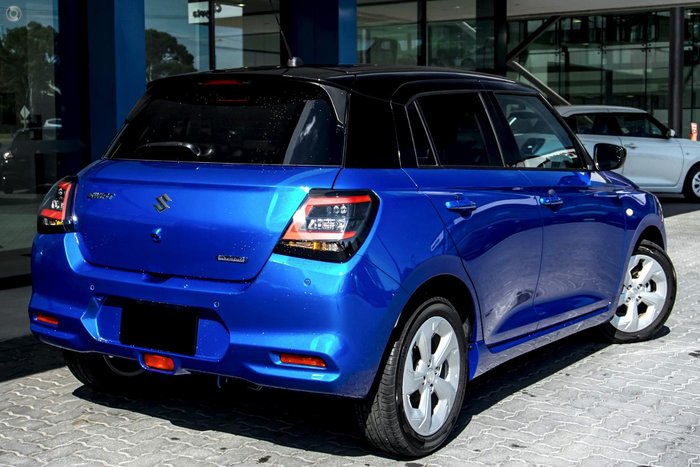 2026 Suzuki Swift Hybrid Plus UZ Frontier Blue Pearl with Black Roof