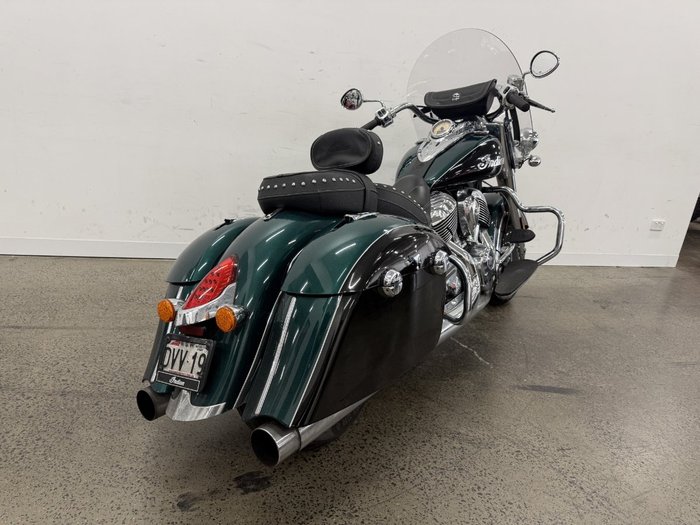 2019 Indian SPRINGFIELD MetallicJADEGreen/BLACK