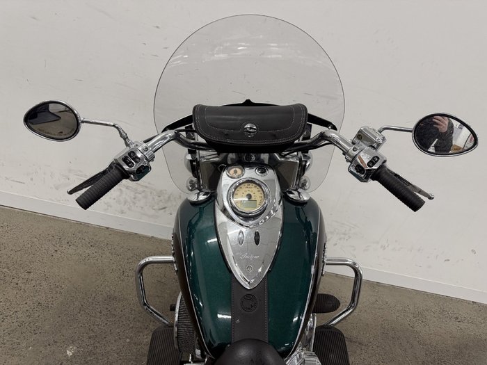 2019 Indian SPRINGFIELD MetallicJADEGreen/BLACK