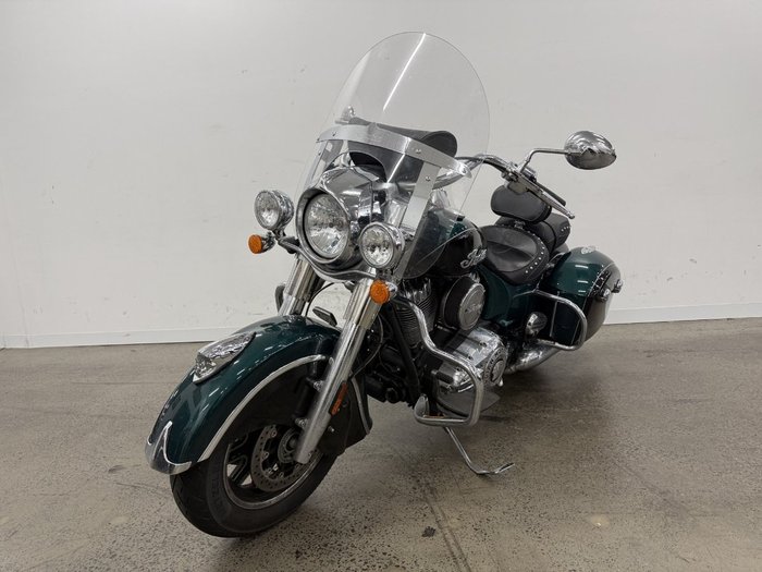 2019 Indian SPRINGFIELD MetallicJADEGreen/BLACK