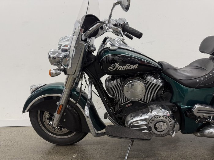 2019 Indian SPRINGFIELD MetallicJADEGreen/BLACK