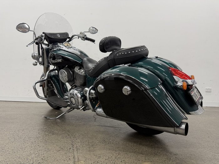 2019 Indian SPRINGFIELD MetallicJADEGreen/BLACK