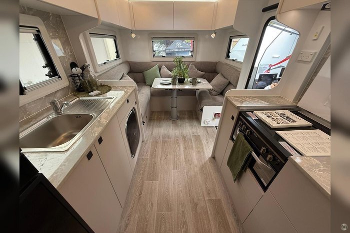 2026 Goldstar RV 23' Tourer Rear Club Lounge