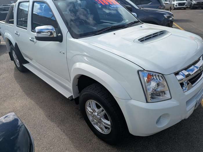 2011 Isuzu D-MAX LS High Ride MY11 4x2 Alpine White
