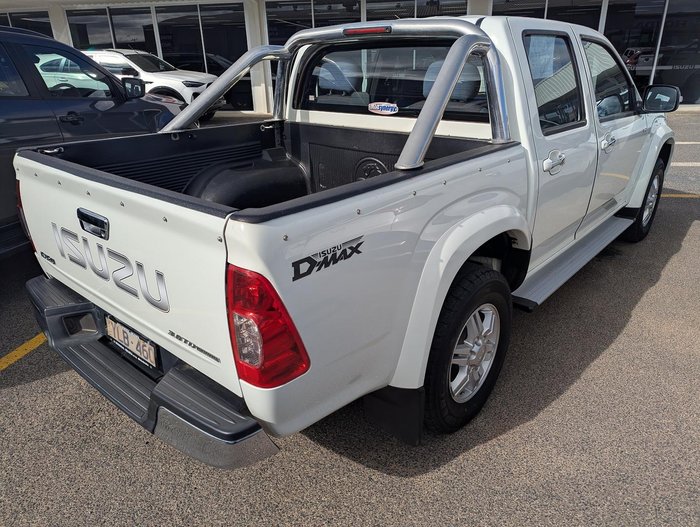 2011 Isuzu D-MAX LS High Ride MY11 4x2 Alpine White
