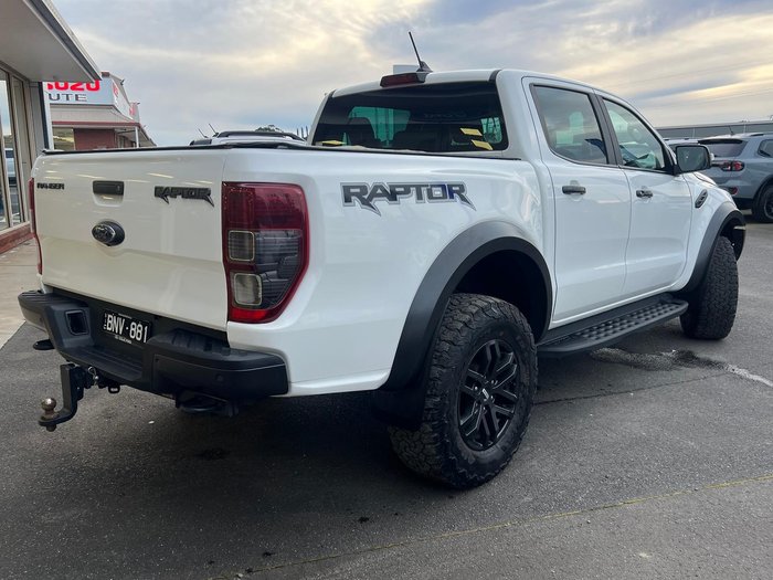 2021 Ford Ranger Raptor PX MkIII MY21.25 4X4 Dual Range Arctic White