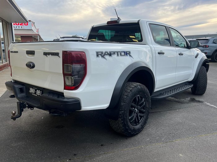 2021 Ford Ranger Raptor PX MkIII MY21.25 4X4 Dual Range Arctic White