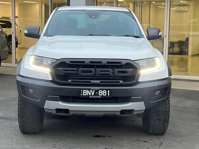 2021 Ford Ranger Raptor PX MkIII MY21.25 4X4 Dual Range Arctic White