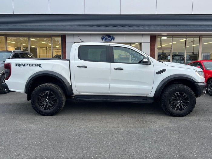 2021 Ford Ranger Raptor PX MkIII MY21.25 4X4 Dual Range Arctic White