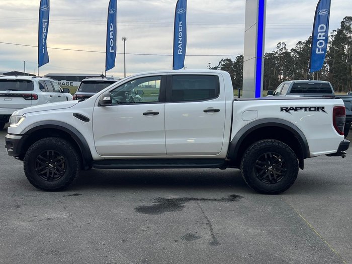 2021 Ford Ranger Raptor PX MkIII MY21.25 4X4 Dual Range Arctic White