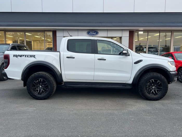 2021 Ford Ranger Raptor PX MkIII MY21.25 4X4 Dual Range Arctic White