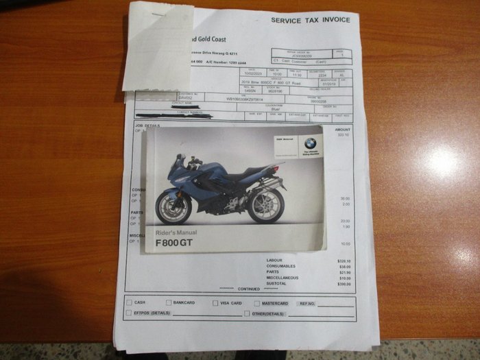2019 BMW Motorrad F 800 GT BLUE