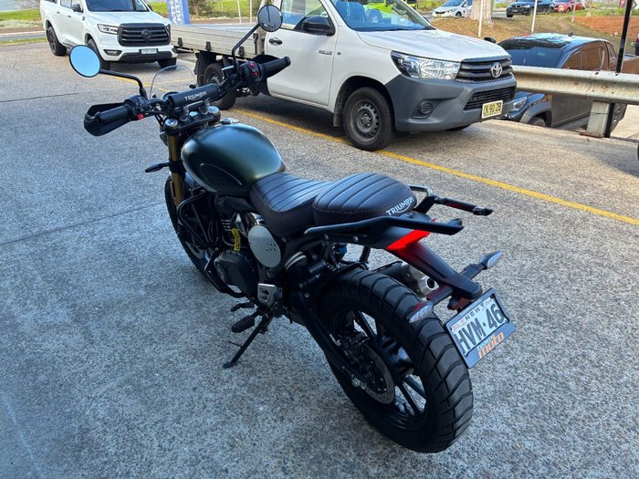 2024 Triumph SCRAMBLER 400 X PEARL SAND KHAKI