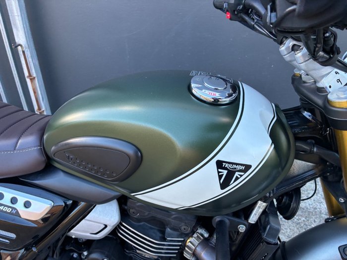 2024 Triumph SCRAMBLER 400 X PEARL SAND KHAKI
