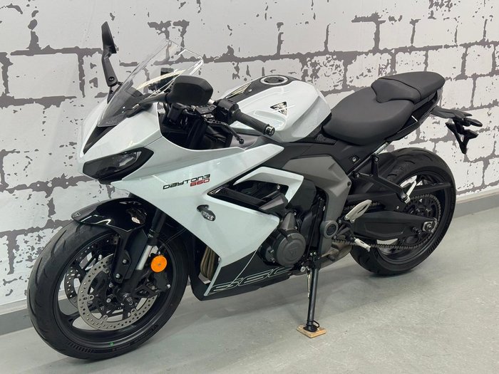 2024 Triumph Daytona 660 LAMS Daytona White