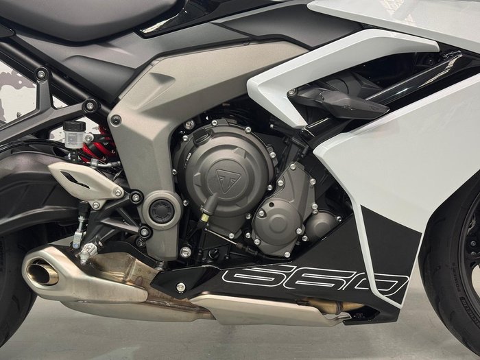 2024 Triumph Daytona 660 LAMS Daytona White