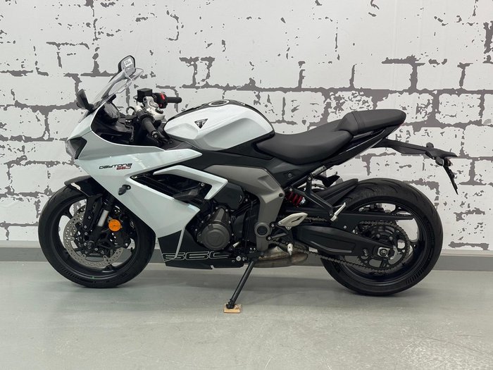 2024 Triumph Daytona 660 LAMS Daytona White