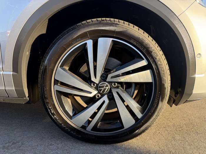 2023 Volkswagen T-Roc 140TSI R-Line D11 MY24 Four Wheel Drive Pyrite Silver Metallic