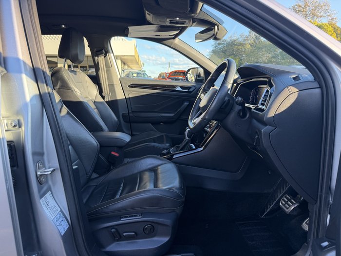 2023 Volkswagen T-Roc 140TSI R-Line D11 MY24 Four Wheel Drive Pyrite Silver Metallic