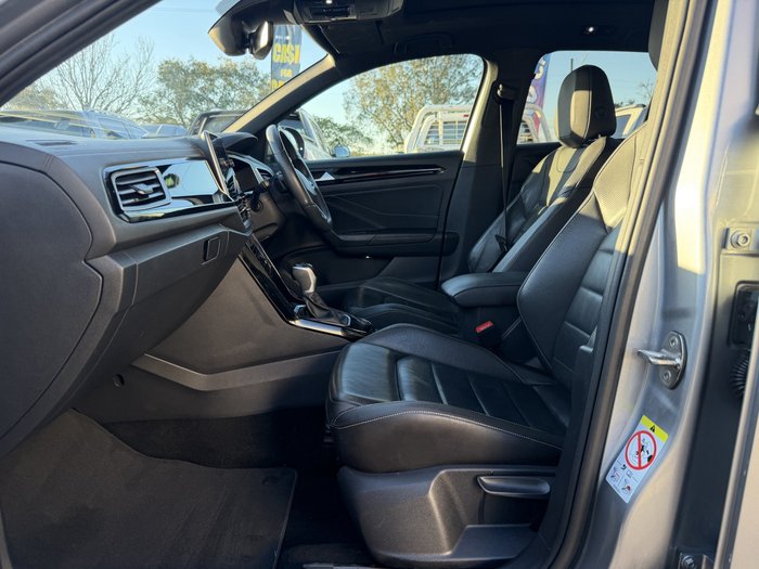 2023 Volkswagen T-Roc 140TSI R-Line D11 MY24 Four Wheel Drive Pyrite Silver Metallic