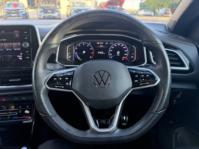 2023 Volkswagen T-Roc 140TSI R-Line D11 MY24 Four Wheel Drive Pyrite Silver Metallic