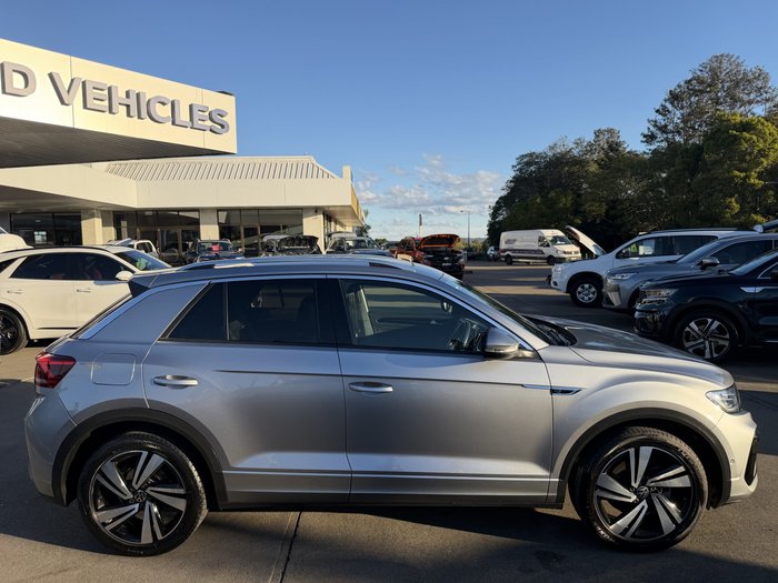 2023 Volkswagen T-Roc 140TSI R-Line D11 MY24 Four Wheel Drive Pyrite Silver Metallic