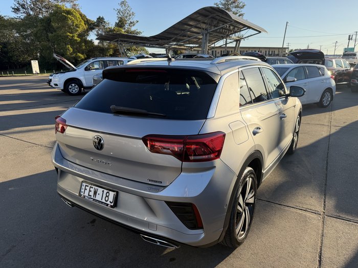 2023 Volkswagen T-Roc 140TSI R-Line D11 MY24 Four Wheel Drive Pyrite Silver Metallic