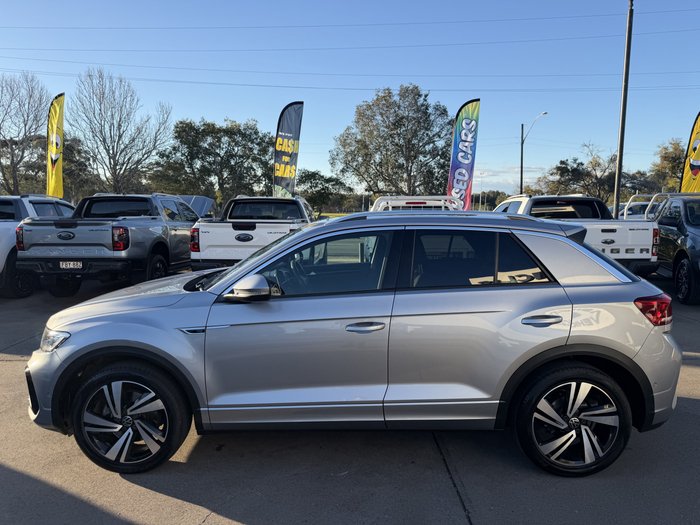 2023 Volkswagen T-Roc 140TSI R-Line D11 MY24 Four Wheel Drive Pyrite Silver Metallic
