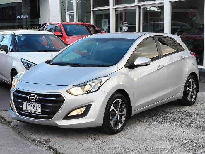 2016 Hyundai i30 Active X GD4 Series II MY17 Platinum Silver
