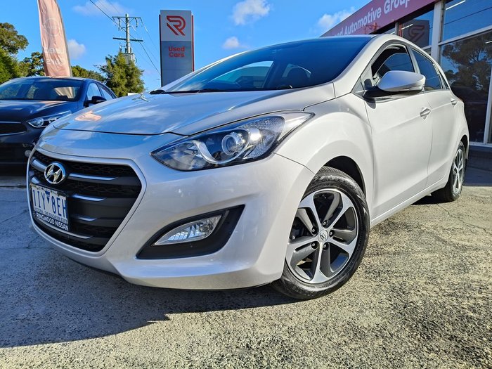 2016 Hyundai i30 Active X GD4 Series II MY17 Platinum Silver