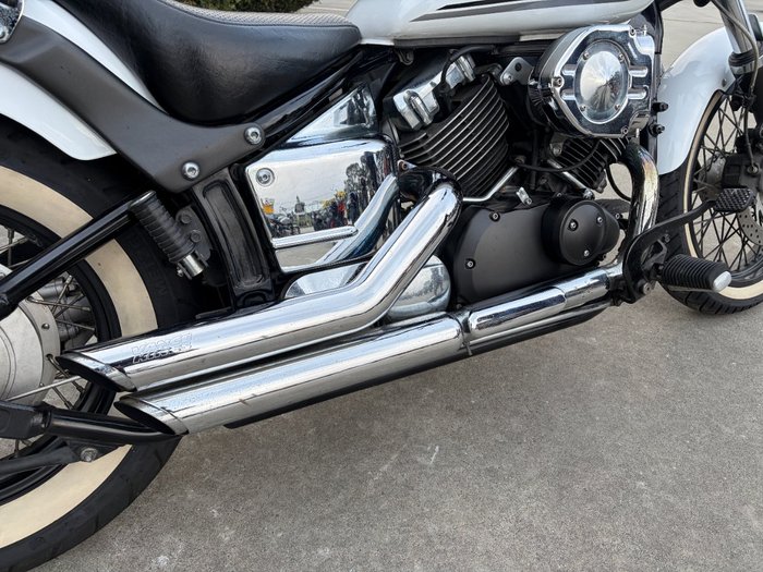 2015 Yamaha XVS650 V-STAR CUSTOM White